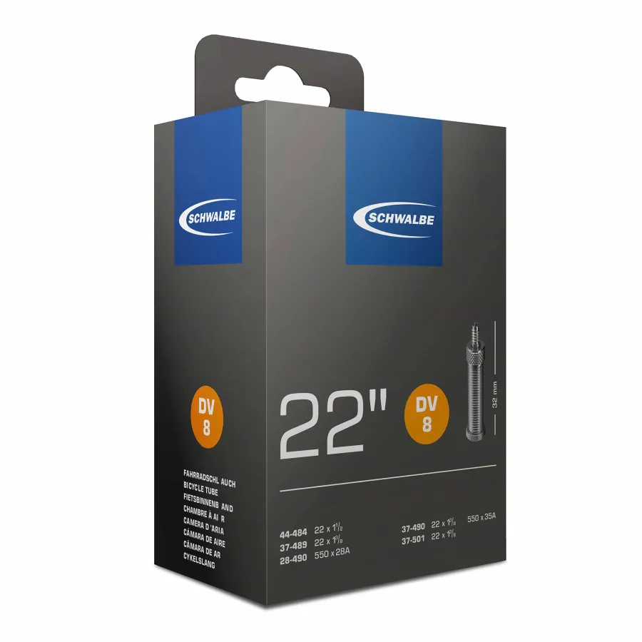 Inner tube Schwalbe HV/DV8 22" 37-489 28/37-490 37-501