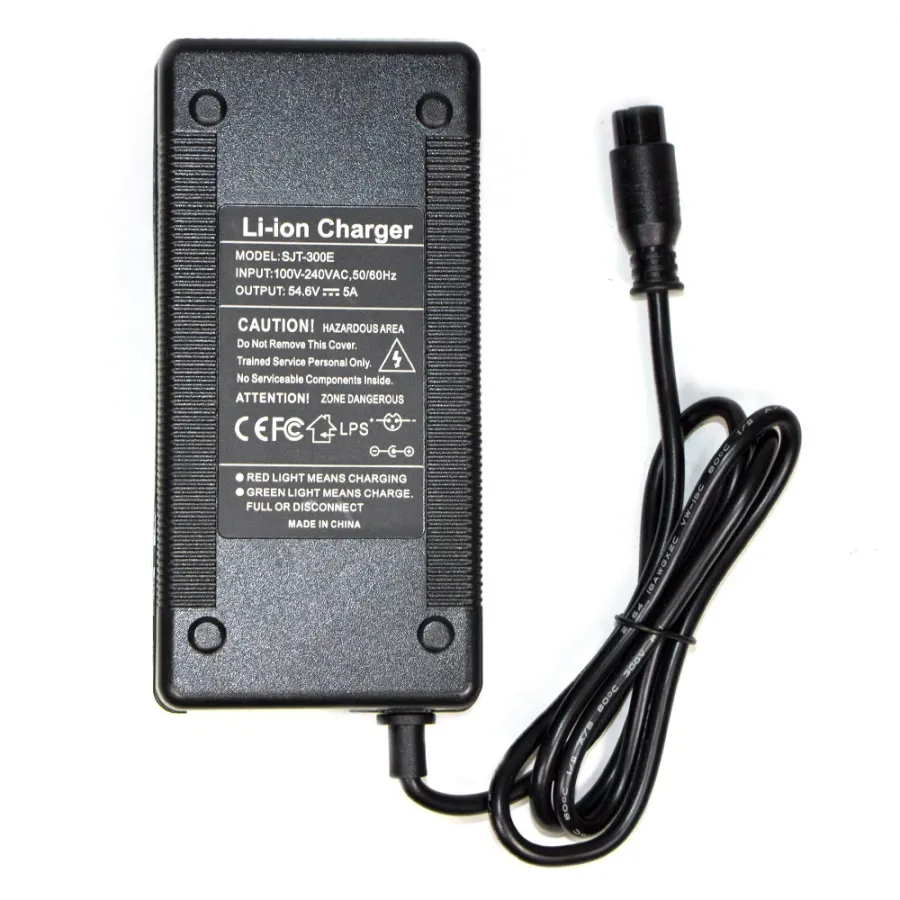 Fast charger 54.6V 5A M16 with fan for Kugoo M4