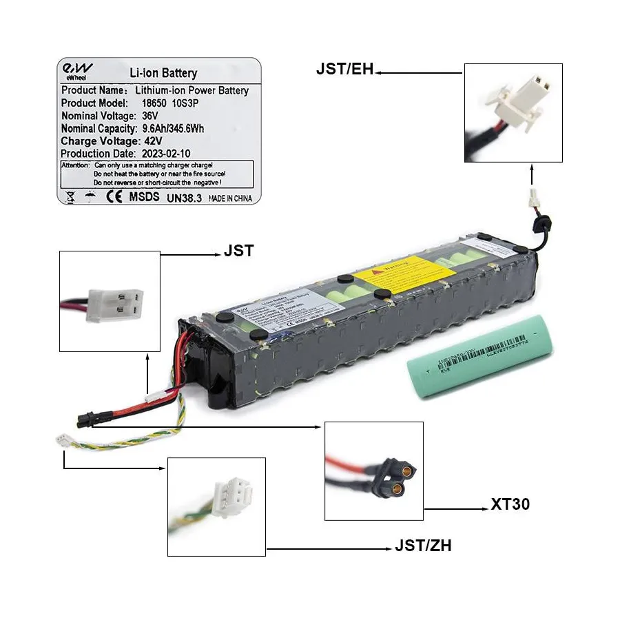 36V 9,6Ah-accu voor Xiaomi M365/1S/Essential/Mi3