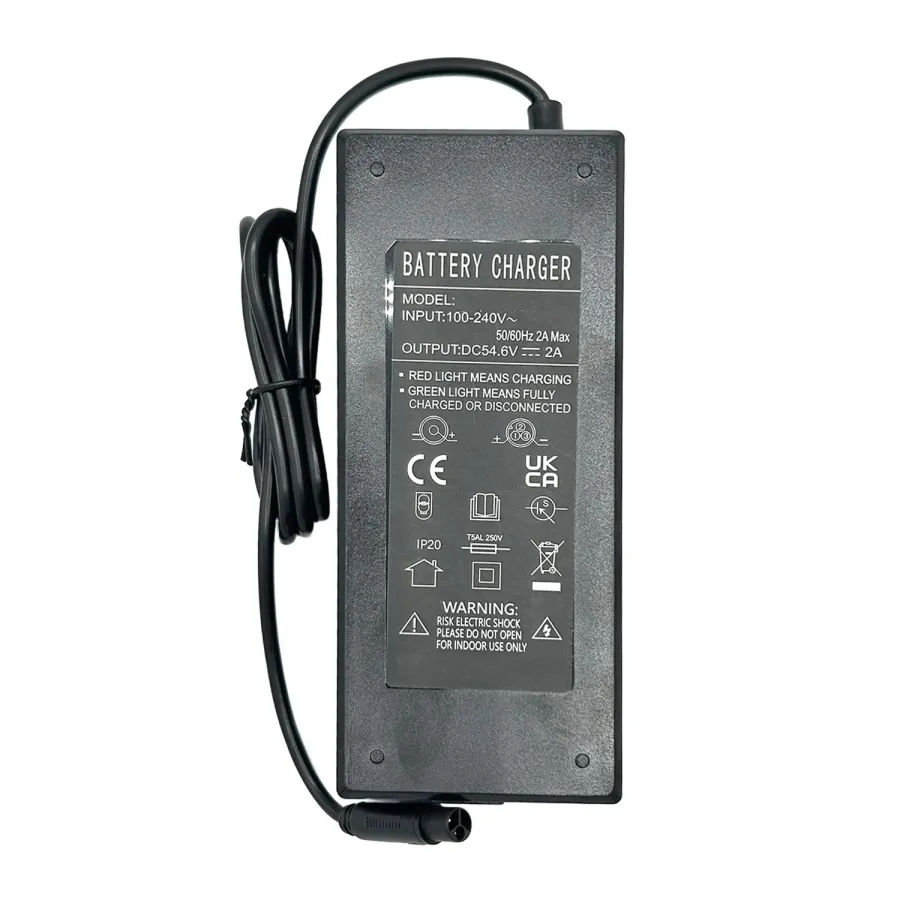 Ladegerät 54.6V 2A, kompatibel mit Cecotec Bongo Y65