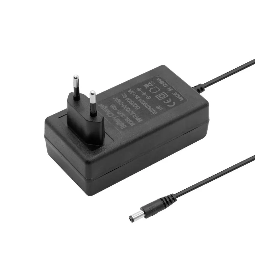 Lader 21V (uitgang 24.2V) 1.5A voor Mi4 GO, DC 5.5x2.1mm