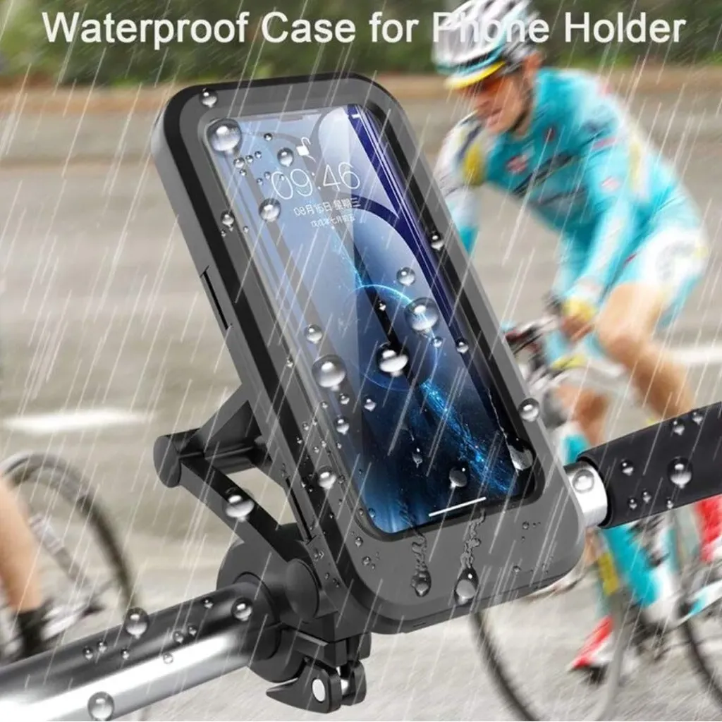 Waterdichte telefoonhouder voor fiets en fatbike – tot 6,5 inch
